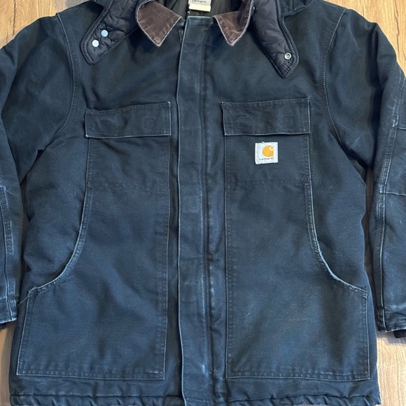 Vintage Carhartt Arctic Jacket w/ Hood Black Size XL - Picture 2 of 7